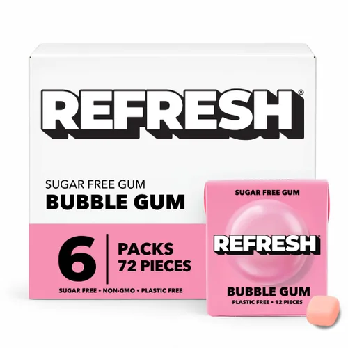 Vista 12 de Refresh Gum más vendidos, goma de mascar de xilitol natural sin azúcar