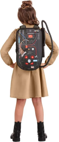 Vista 4 de Vestido de disfraz de Cazafantasmas para niñas Marrón