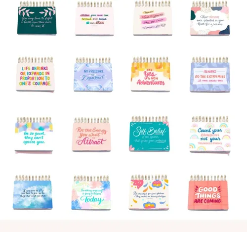 Vista 3 de Es hora de creer en ti mismo: 365 citas motivacionales diarias, caballete inspirador de escritorio, afirmaciones positivas, regalo para mujeres