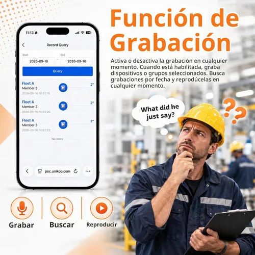Vista 5 de Walkie Talkies gratis de por vida de rango ilimitado 4G LTE POC Radios