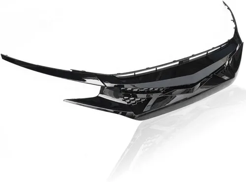 Vista 3 de G-PLUS Compatible con Honda Civic Sedan Coupé 2016-2018 Rejilla de malla parachoques delantero JDM estilo batalla parrilla capó parrillas + 2 cejas