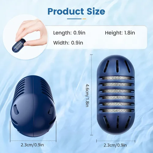 Vista 6 de isinlive Cartucho de desmineralización para humidificadores ultrasónicos HoMedics: Paquete de 12 cartuchos de desmineralización de reemplazo