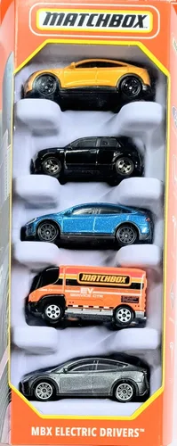Vista 3 de Hot Wheels Matchbox - Juego de 5 paquetes de 10 autos