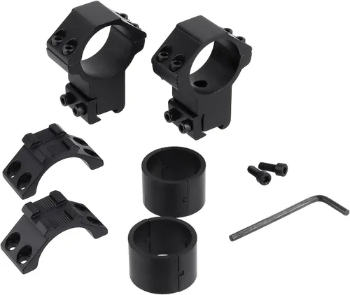 Vista 6 de 25.4/30/34mm Scope Rings, Medium/High Profile Scope Mounting Ring for 11/21mm Rail with Picatinny Top Rail Cover Heavy-Duty Screws, 2 Pack