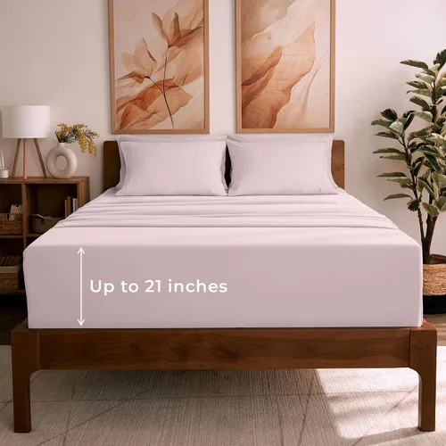 Vista 39 de Mellanni Juego de sábanas Twin XL - Juego de ropa de cama de 4 piezas de la colección icónica, (incluyendo 2 fundas de almohada), bolsillo profundo