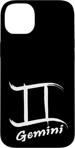 Vista 15 de iPhone 16 Gemini Sign With Zodiac Symbol Astrological Womens Mens Case