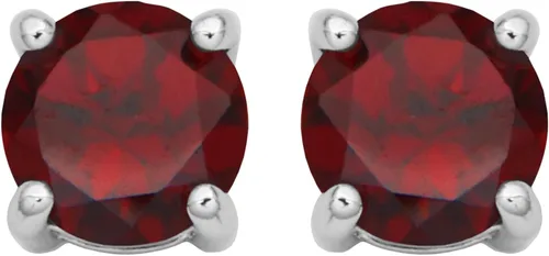 Vista 65 de Amazon Essentials Aretes redondos de plata de ley con piedra natal (anteriormente colección Amazon)