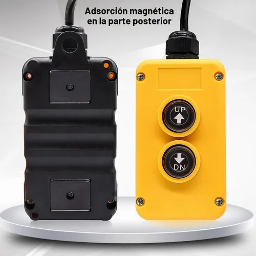 Vista 5 de Taiss - Interruptor de control remoto de remolque de descarga de 4 cables 12V CC - Controlador de botón industrial arriba abajo para descarga