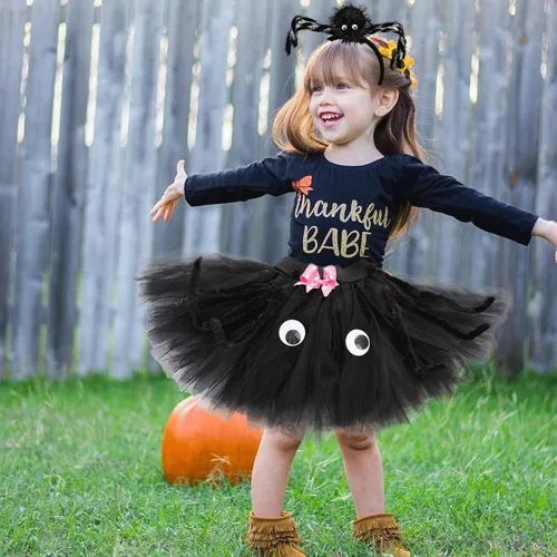 Vista 6 de Halloween tutu custome outfilt-spider, lion and witch