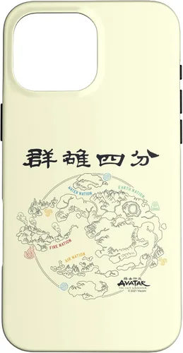 Vista 19 de Funda para iPhone 16 Avatar: The Last Airbender World Map