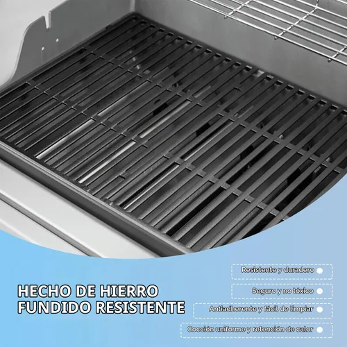 Vista 6 de Rejillas de cocción de 17.5 pulgadas 7638 para Weber Spirit & Spirit II 300 Spirit E/S 310 E/S 320 E/S 330 SP-320, Spirit 700 Genesis 1000-3500