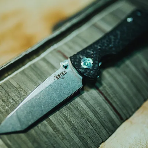 Vista 7 de Southern Grind Cuchillo plegable Spider Monkey Tanto con mango de fibra de carbono