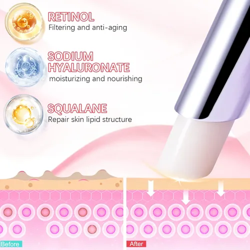 Vista 3 de Eye Stick - Crema antiarrugas para ojos hinchados, ojeras, bolsas de ojos, patas de gallo, arrugas, reduce las arrugas de la piel flácida de ojos