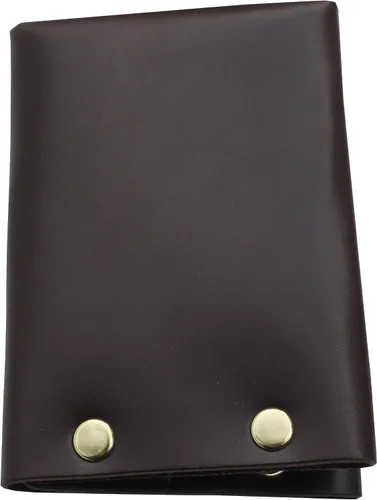 Vista 2 de American Bench Craft Cartera de cuero remachado con bolsillo frontal para hombre