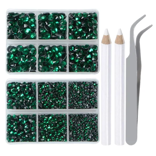 Vista 70 de LPBeads 10000 unidades de diamantes termoadhesivos SS6 amatista con parte trasera plana, gemas de diamantes de imitación de cristal redondas