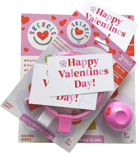Vista 6 de Skercle: ¡el pincho que un círculo! Paquete de fiesta de San Valentín. Brochetas circulares seguras y cerradas. Ideal para regalos, platos de fiesta
