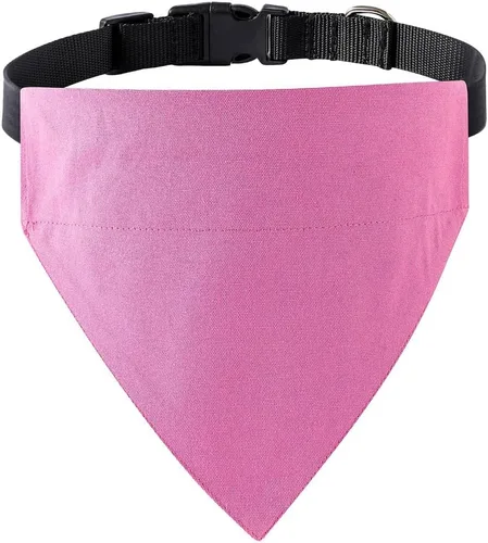 Vista 7 de Sublimación en blanco DIY perro bandana collar con hebilla ajustable, fuerte anillo en D para fácil correa de perro bandana, collar ajustable