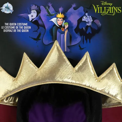 Vista 9 de Disney Disfraz de reina malvada para niños blanco nieve y los siete enanos