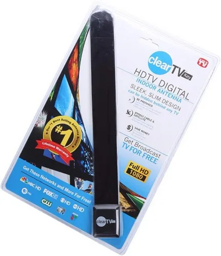Vista 2 de Clear TV Key Digital Interior Antena - HDTV Digital Gratis Recibir Satélite Como Se Vio En La TV