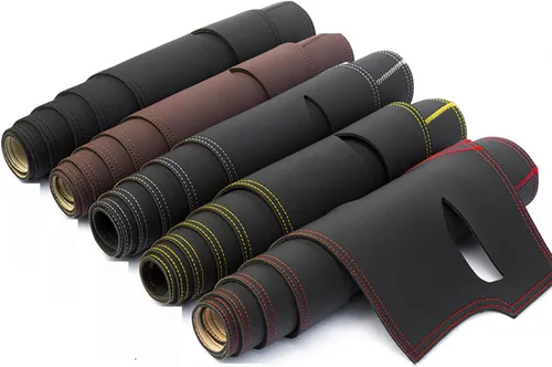 Vista 6 de ZIRIA Alfombrilla de cuero para salpicadero, para Nissan D23 NP300 Navara Terra G3 2015-2020, accesorios de coche