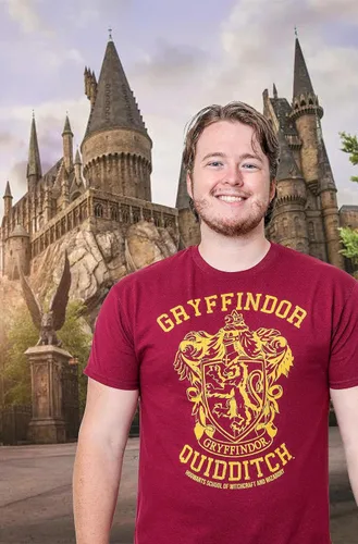 Vista 5 de Harry Potter Gryffindor Quidditch Seekert - Camisa para hombre