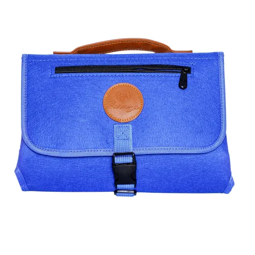 Vista 7 de Cambiador portátil para bebé – Cambiador de pañales portátil – Impermeable, plegable y fácil de limpiar, cambiador de bebé de viaje – Bolsa