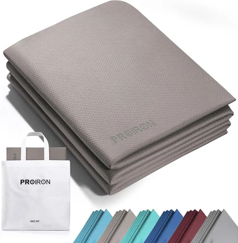 Vista 12 de PROIRON Esterilla de Yoga Plegable 0.24"/0.16" para Entrenamiento en Casa y Viajes, Esterillas de Yoga de Viaje Antideslizantes con Bolsa