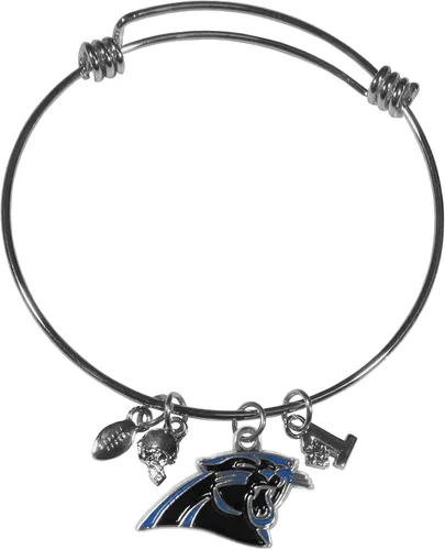 Vista 5 de Siskiyou NFL womens Charm Bangle Bracelet Color del