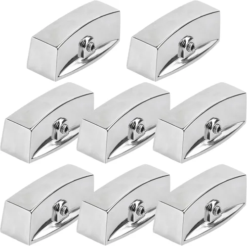 Vista 8 de Pomo de válvula de rango compatible con horno/estufa/estufa de gas, perilla cromada para válvula de control en forma de D, reemplazos de perilla