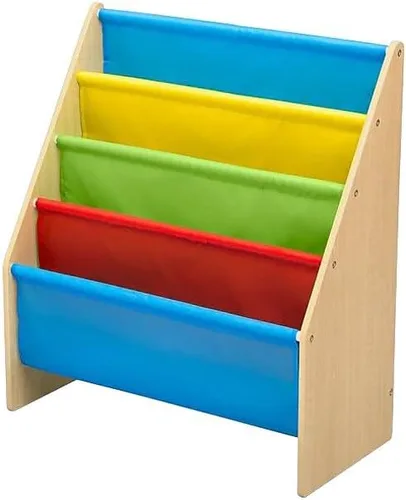 Vista 11 de Estantería para libros y juguetes Delta Children, en color gris/azul y organizador de juguetes Spider Man con contenedores de madera de ingeniería