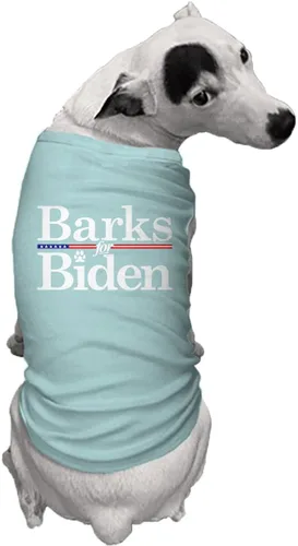 Vista 2 de Barks for Biden – President 2020 Election Dog Shirt (Chill, grande)