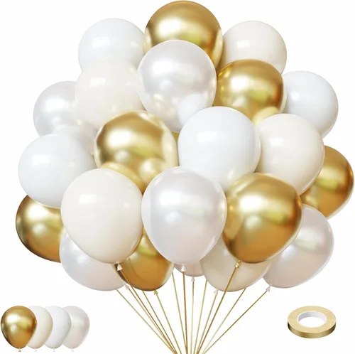 Vista 13 de Globos negros y metálicos plateados, 50 piezas de globos negros y plateados de 12 pulgadas, globos para fiestas para cumpleaños, graduación, Año