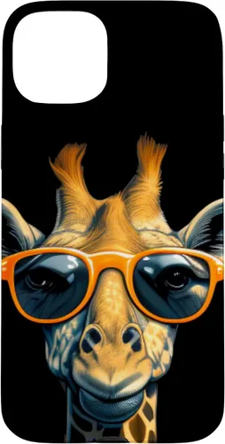 Vista 8 de Funny Giraffe with Sunglasses Case for iPhone 17