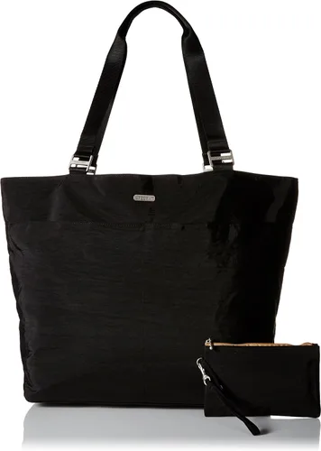 Vista 6 de Baggallini Carryall - Bolso de mano para mujer, Negro, talla única