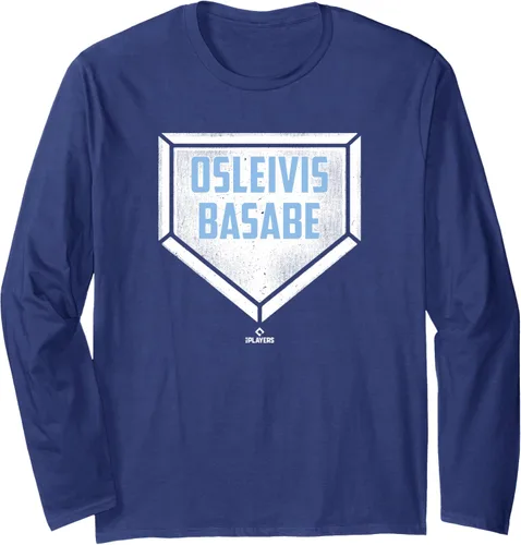 Vista 5 de Home Plate Gameday Osleivis Basabe Prospect Baseball Fan Long Sleeve T-Shirt