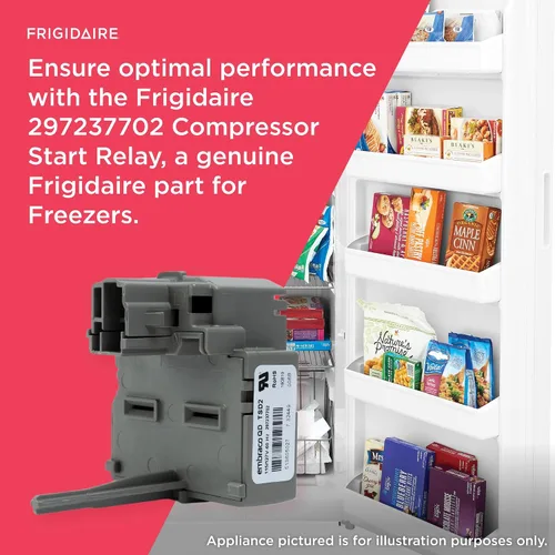 Vista 5 de Frigidaire 297237702 Relé de arranque del compresor para congeladores