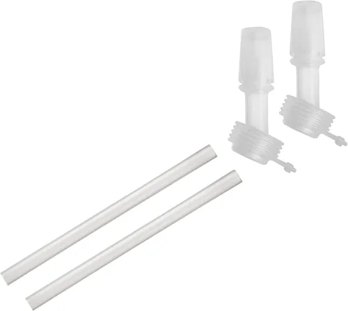 Vista 5 de CamelBak Eddy+ - Válvulas de mordida y pajitas de repuesto para niños, transparente, paquete de 2