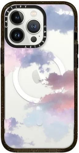 Vista 171 de CASETiFY Impact - Funda para iPhone 13 [protección contra caídas de 6.6 pies/compatible con Magsafe] Black Kingsnake, color negro transparente