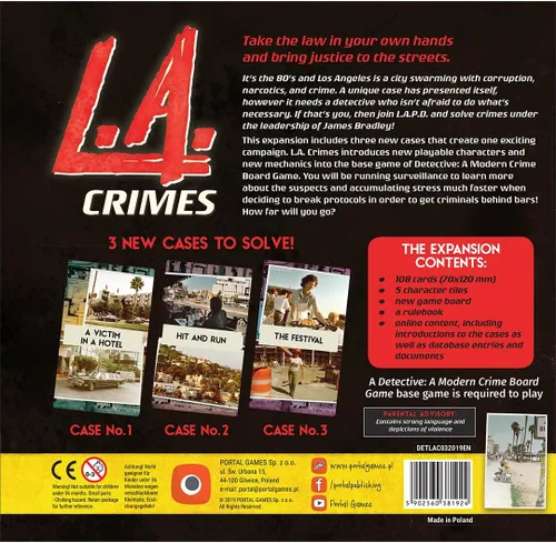 Vista 2 de Portal Games Detective L.A. Crímenes