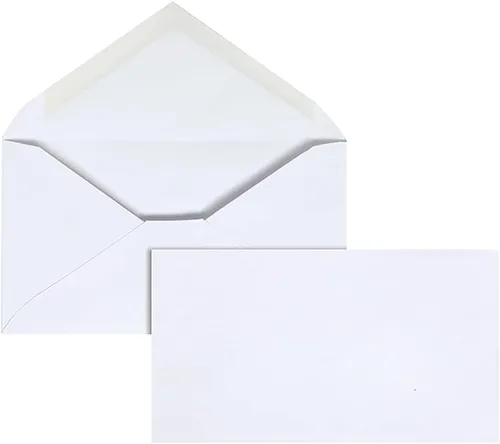 Vista 2 de Sobres n.º 6 3/4 – 5000 cajas a granel – Sobres pequeños de devolución de 3 5/8 x 6 1/2 pulgadas – Sobres blancos sin ventana en blanco
