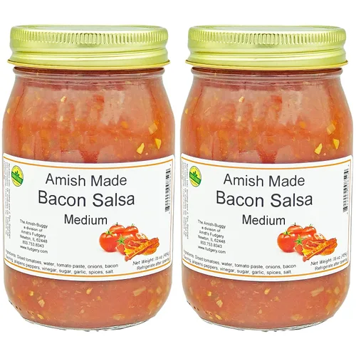 Vista 30 de Arndts Fudgery Amish Made Salsa Tarros de 2-16 onzas (manzana mediana)