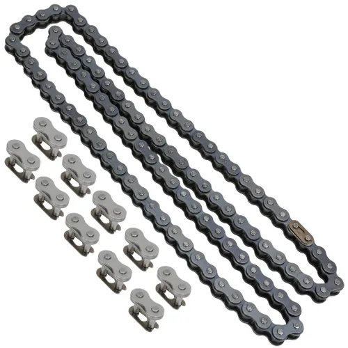 Vista 9 de YOXUFA 420 cadenas 102 eslabones para CRF50 XR50 PW80 SSR Tao Tao Coolster 110cc 125cc Pit Dirt Bike 4 Wheeler ATV Quad Kazuma Baja Ice Bear Lifan