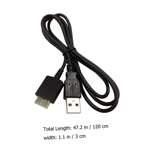 Vista 4 de Mikikit Cable de datos USB Cable adaptador de audio Cable de carga de sincronización de datos USB a Cable estéreo Jack Cable Reproductor Mp3 USB b