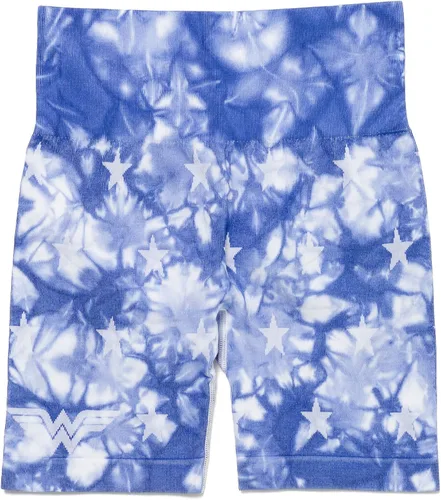 Vista 3 de DC Comics Pantalones cortos de ciclismo para mujer, sin costuras, para gimnasio, yoga, fitness, mujer maravilla, Batman Harley Quinn Superman