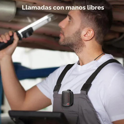 Vista 3 de Monster Blaster Micro Altavoz Bluetooth Portátil, Altavoz Inalámbrico Pequeño Portátil con Clip, con Micrófono Integrado (No Magnético), IPX7