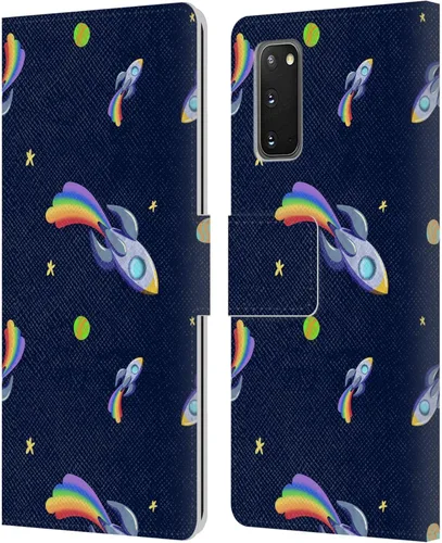Vista 112 de Head Case Designs Officially Licensed Carla Morrow Colorful Space Dice Patterns Leather Wallet Case Compatible with Samsung Galaxy A07 4G
