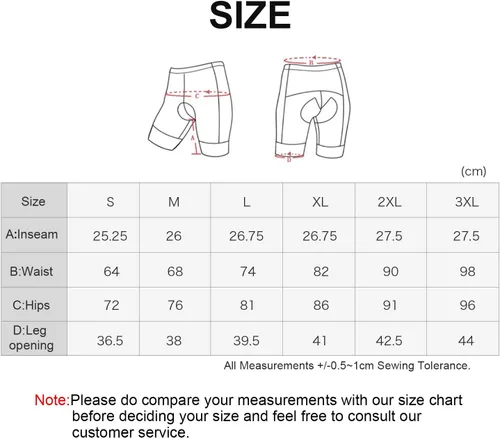 Vista 8 de INBIKE Pantalones cortos de ciclismo para hombre con acolchado 3D, antideslizantes, transpirables, de secado rápido, para ciclismo, ciclismo