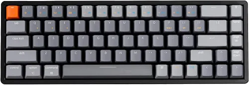Vista 10 de Keychron Teclado mecánico inalámbrico K10 de tamaño completo de 104 teclas, retroiluminación RGB intercambiable en caliente con interruptor marrón