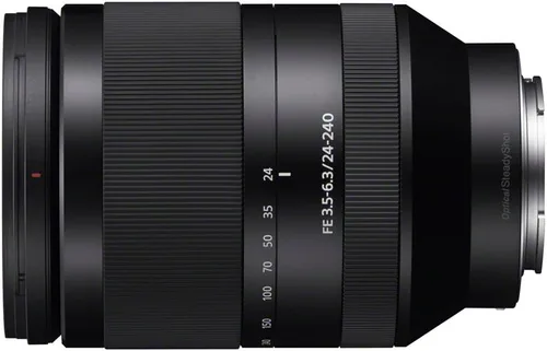 Vista 5 de Sony SEL24240 FE 24-240mm f/3.5-6.3 OSS lentes de zoom para cámaras sin espejo Zoom todo en uno con rango focal de 0.945-9.449 in, estabilización