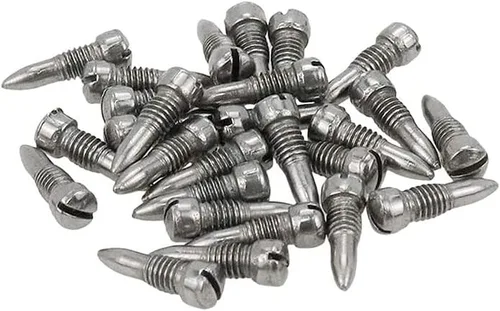 Vista 3 de Kits de reparación de saxofón Partes de instrumentos musicales de viento con rodillos, tuerca, tornillos de cola de rata, tornillos de cabeza